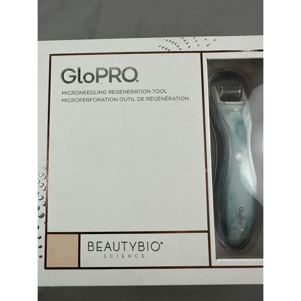 BeautyBio GloPRO - Microneedling‎ Facial Regeneration Tool - Blue